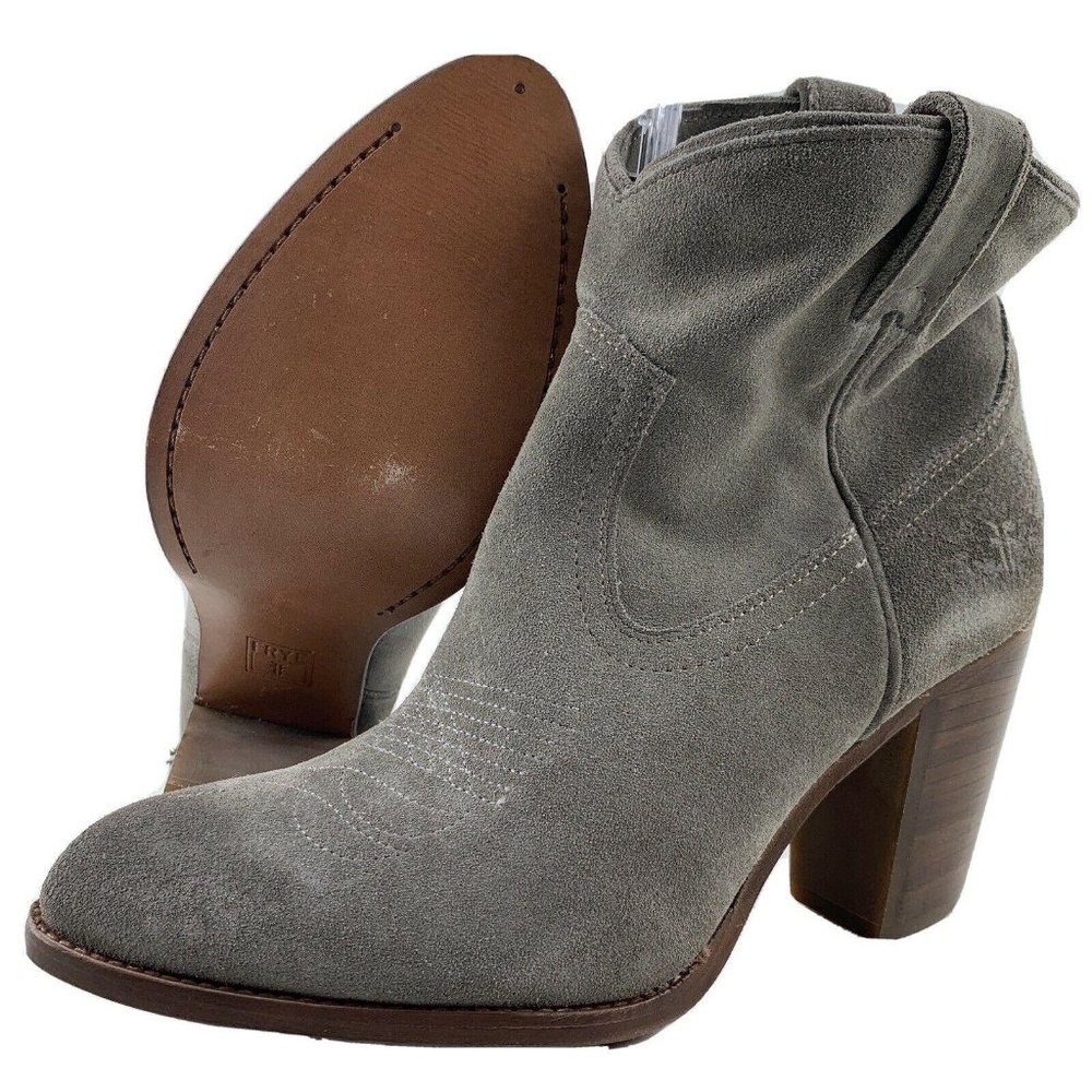 Womens Frye Boots Size 10 Ilana Short Dark Grey Oi‎
